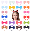 UNIQ Baby Girls Hair Bows Ties Mini Boutique Elastic Hair Rubber Ribbon Hair Band Accessories for Kids